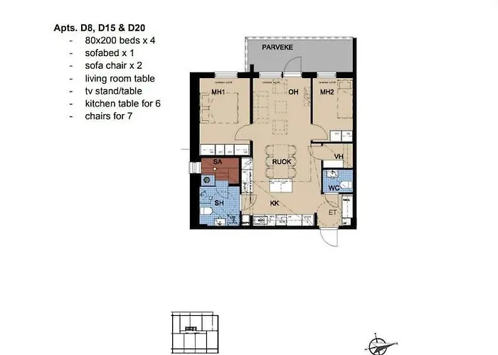 Compact 2bdr With Private Sauna * Ροβανιέμι